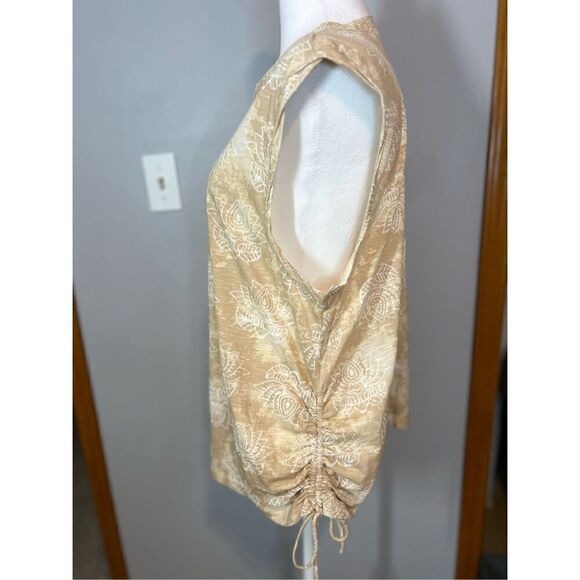 Anthropologie Pilcro Lotus Tank top ruched size XL BIN P - Picture 2 of 8